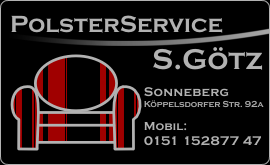 Dienstleistungen Polsterservice Sonneberg Thringen